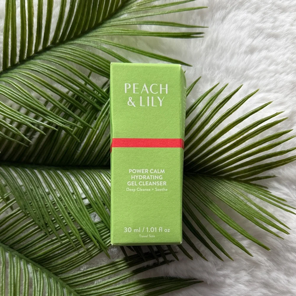NEW Peach & Lily Power Calm Hydrating Gel Cleanser Travel Size